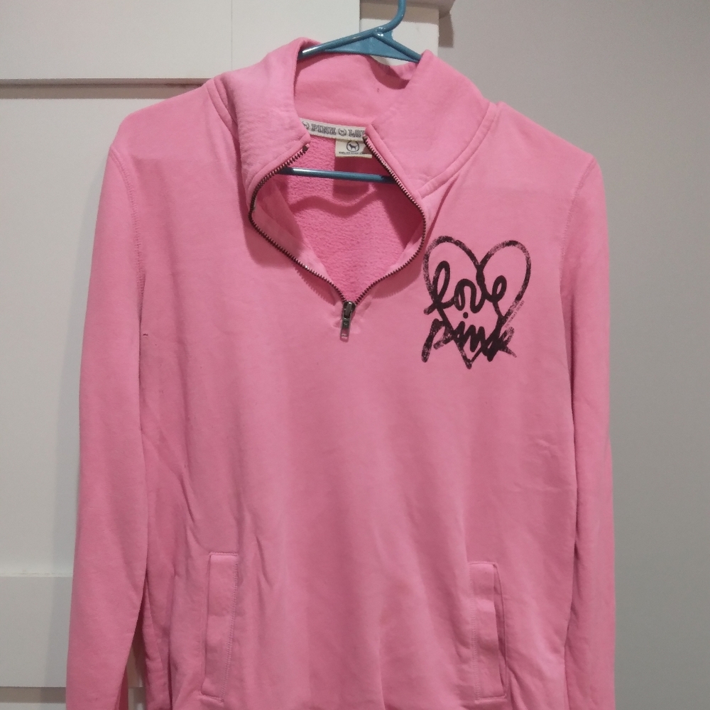 Quarter zip PINK shirt